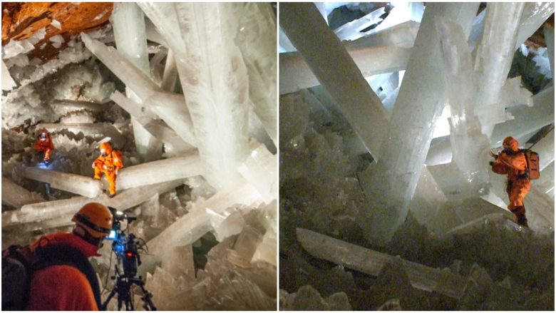 “Thellësitë e ferrit” – brenda shpellës vdekjeprurëse me kristale në Meksikë, ku nuk mund të rrini më shumë se 15 minuta