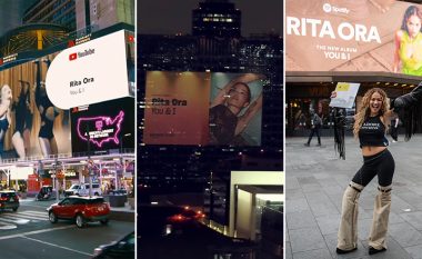 ‘Billboardet’ gjigante në mbarë botën shfaqin albumin e ri të Rita Orës, “You & I”