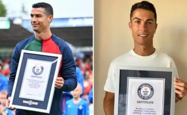 Cristiano Ronaldo fiton një tjetër titull rekord botëror të Guinness