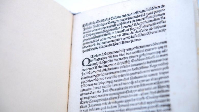 E humbur prej dekadash, letra e shekullit të XV-të e Christopher Columbus i kthehet pronarëve në Itali