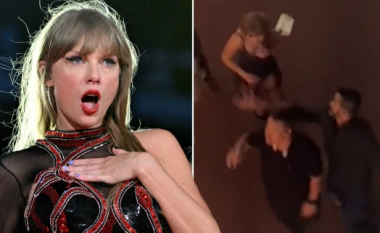 Taylor Swift habitet kur shikon fansat duke hedhur gjësende teksa largohet nga një koncert