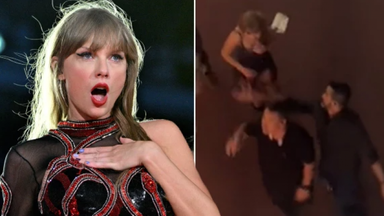 Taylor Swift habitet kur shikon fansat duke hedhur gjësende teksa largohet nga një koncert