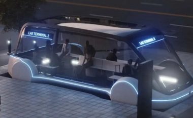 Minibusi Elektrik që thuhet se është i Tesla shfaqet për herë të parë në video