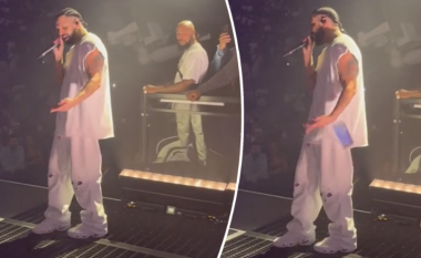 Vazhdon trendi – Drake për pak sa nuk u godit me telefon në skenë