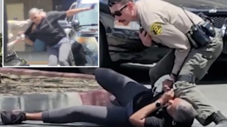 Policia përplas për toke një grua në Los Angeles – suspendohen pas publikimit të pamjeve dramatike
