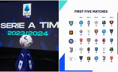 Serie A zbulon kalendarin e të gjitha ndeshjeve të sezonit 2023/24