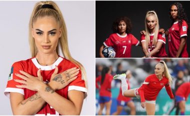 Alisha Lehmann, kërkon të lërë shenjë me gola dhe asistime në Kupën e Botës për Femra – jo vetëm me bukurinë e saj