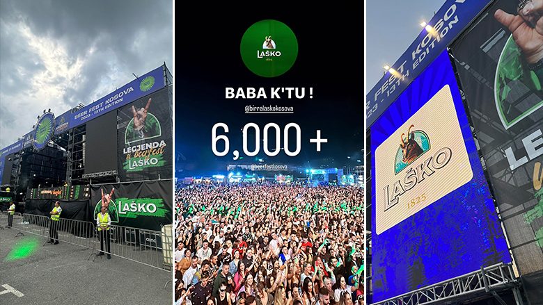 “Lasko Baba k’tu” bllokon BeerFest-in, mbi 13 mijë vizitorë në dy netët e para