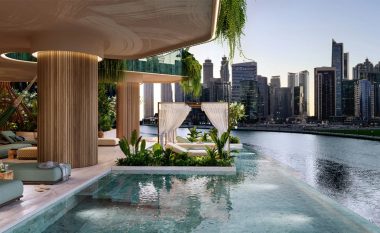 Kulla futuriste në Dubai do të ketë apartamente luksoze dhe ujëvara private
