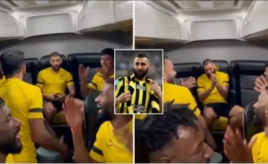 Bashkëlojtarët e Al Ittihad këndojnë emrin e tij, Benzema shihet i bezdisur dhe shumë i palumtur