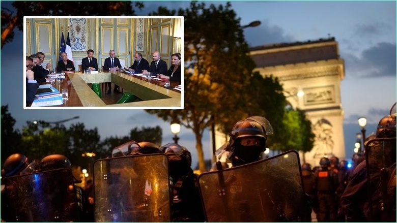 Trazirat në Francë, presidenti Macron mban takim urgjent me ministra dhe zyrtarë të lartë të sigurisë
