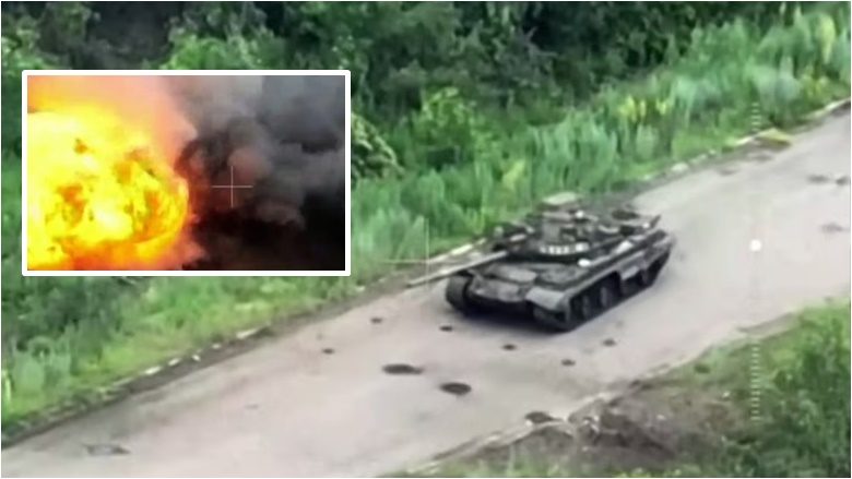 Momenti kur tanku rus shpërthen dhe shndërrohet “në një top të madh zjarri” ndërsa Ukraina tregon rezultate të tjera në kundërofensivën e saj