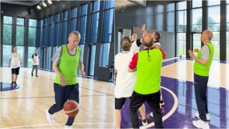 E keni parë presidentin Erdogan duke luajtur basketboll?