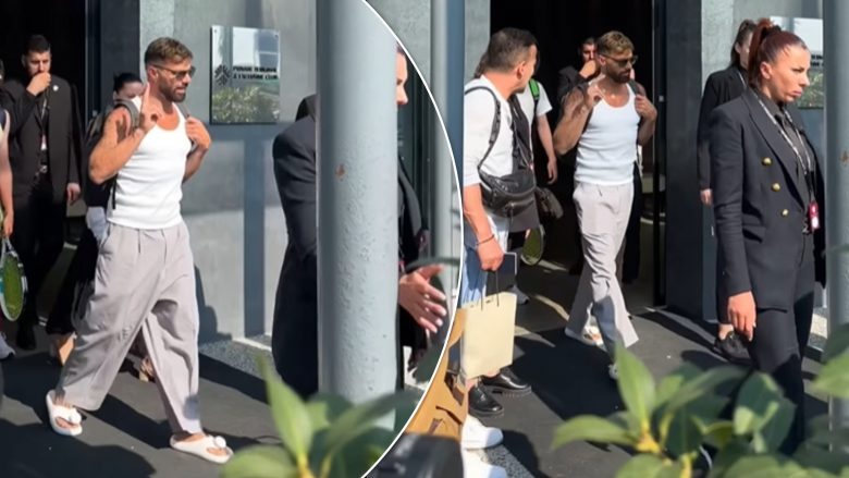 Ricky Martin mbërrin në Shqipëri