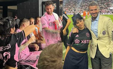 Camila Cabello pozon me David Beckham dhe Messin, ndërsa ndjek ndeshjen e Inter Miamit