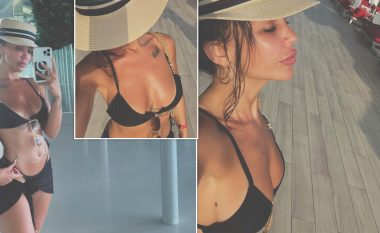 Ana Kabashi mahnit me linjat trupore në bikini