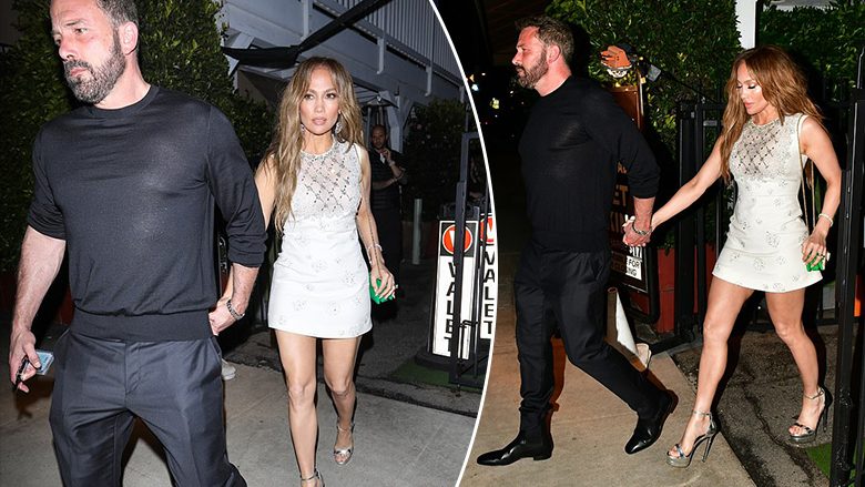 Jennifer Lopez dhe Ben Affleck nuk i largojnë dot duart nga njëri-tjetri, teksa festojnë njëvjetorin e martesës