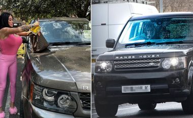 Modeles Katie Price i sekuestrohet vetura ‘Range Rover’ nga policia, pasi e voziti pa patent shofer dhe pa sigurim