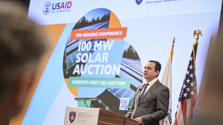 Ankandi solar, Kurti thirrje investitorëve që të marrin pjesë