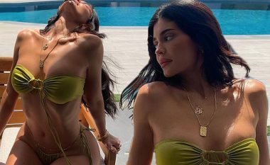 Kylie Jenner ngacmon imagjinatën e ndjekësve me fotografitë e reja, ku shfaq trupin e saj e veshur me bikini