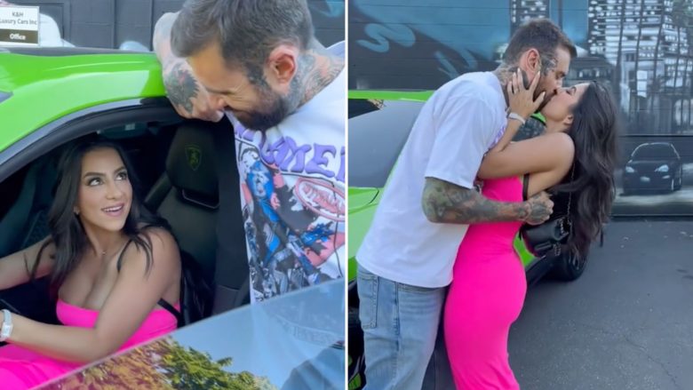 Influencuesi i njohur i blen ‘Lamborghini’ gruas së tij me paratë që fitoi nga videoja e saj duke kryer marrëdhënie me një burrë tjetër