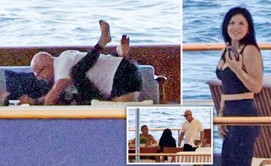 Jeff Bezos dhe e fejuara e tij nuk i rezistojnë dot epshit, fotografohen në çaste intime me njëri-tjetrin në jahtin e tyre luksoz