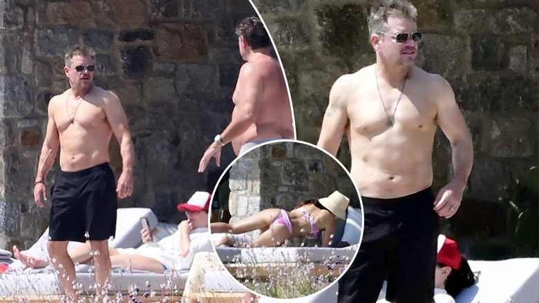 Matt Damon tregon trupin e tij muskuloz gjatë pushimeve luksoze me familjen në Mykonos