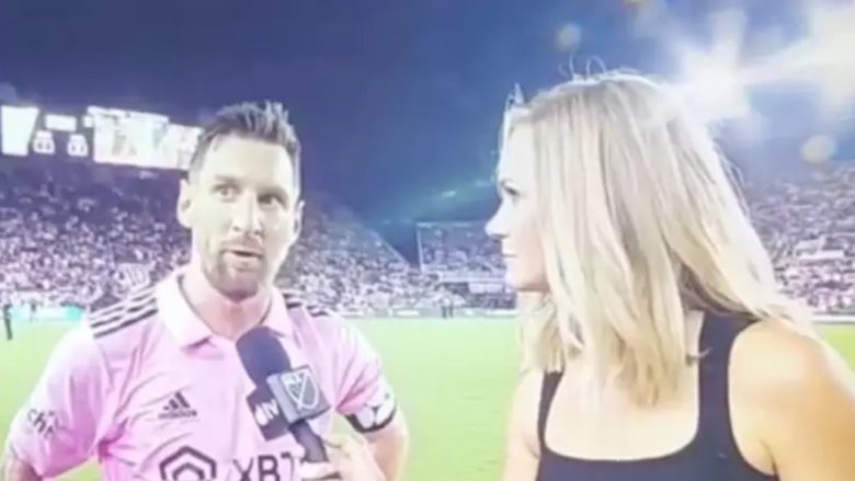 Intervista e Messit pas debutimit, fjalët e para të tij ia fitojnë zemrat tifozëve të Inter Miamin