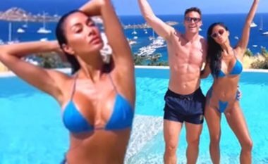 Nicole Scherzinger publikon një video me të fejuarin nga pushimet, gjersa tregon me krenari linjat atraktive të trupit