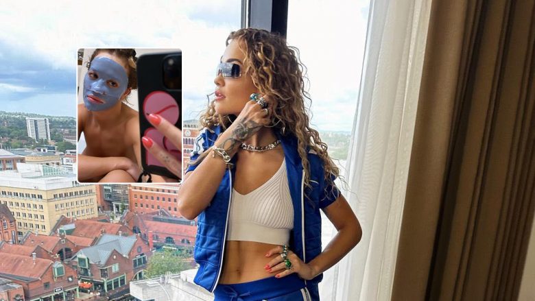 Rita Ora e shijon suksesin e albumit të ri, duke publikuar një ‘selfie’ nudo para pasqyrës