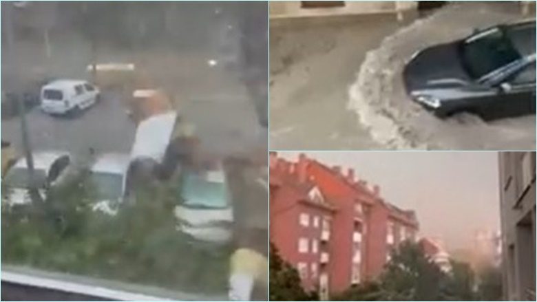 Pjesë të kulmit që bien mbi vetura dhe jo vetëm – pamje të tjera të “apokalipsit” që u shkaktua nga një stuhi e fuqishme në Zagreb të Kroacisë