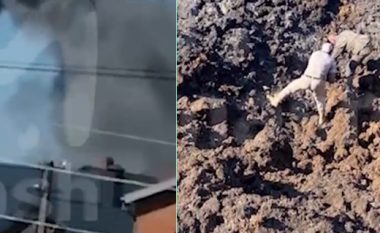 “Shpërthim” pranë aeroportit ushtarak rus – këshilltari ukrainas publikon pamjet