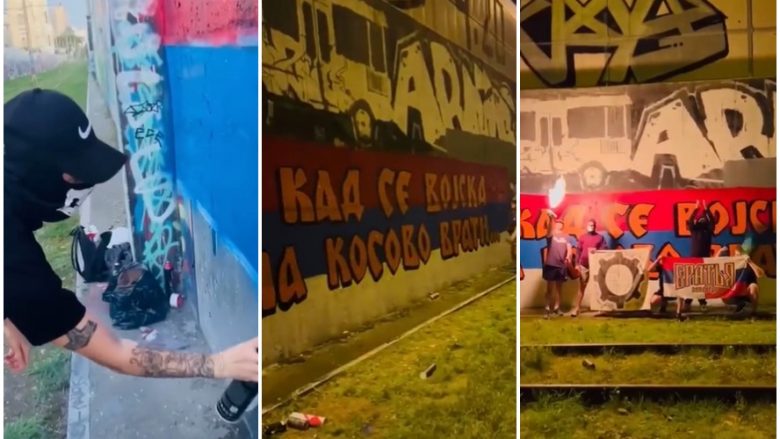 Edhe në Rusi grafite nacionaliste “Kur ushtria të kthehet në Kosovë”
