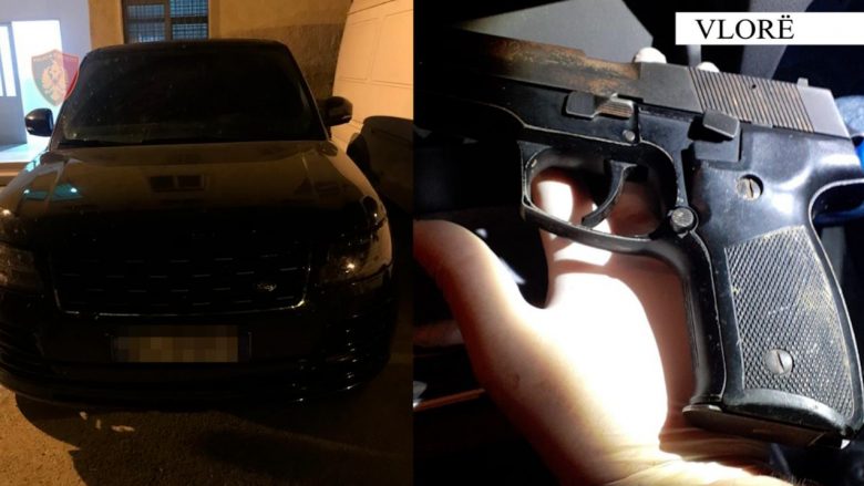 I armatosur me pistoletë në makinë, arrestohet i shpalluri në kërkim në Vlorë