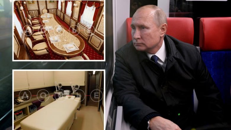 Zbulohet se çfarë ka brenda trenit të blinduar të Putinit: Hamam, sistem të veçantë televiziv dhe qendër për maskim