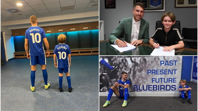 Diçka e rrallë vjen nga familja Ramsey: Babë e bir nënshkruajnë në të njëjtën ditë për Cardiff Cityn