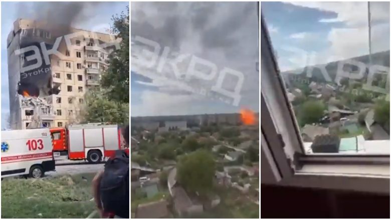 Putini bombardoi vendlindjen e Zelenskyt, publikohen pamjet kur raketa bie mbi qytetin ku humbën jetën katër persona