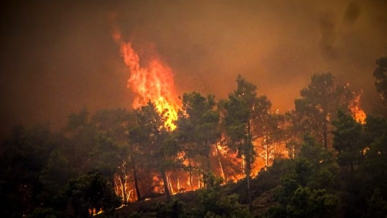 Zjarret djegin Rodosin, flet shqiptari në ishull: Turistët po evakuohen me aeroplanë