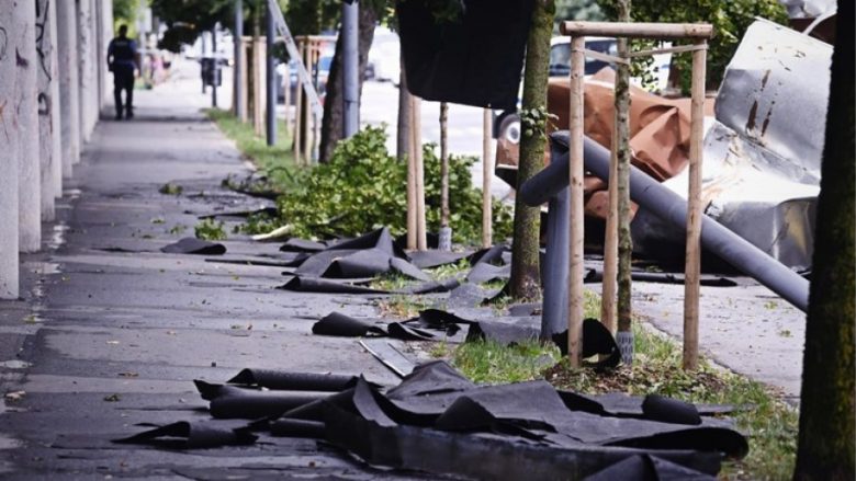 Një i vdekur nga stuhia e fuqishme që goditi Slloveninë, e cila më pas vazhdoi në Kroaci, Bosnjë e Serbi