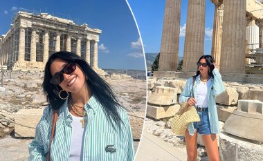 Dua Lipës i vonohet aeroplani në Greqi, shfrytëzon rastin për të vizituar Akropolisin në Athinë me të dashurin e saj