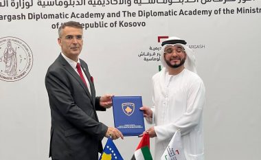 Akademitë diplomatike, Kosova dhe Emiratet e Bashkuara Arabe nënshkruajnë memorandum bashkëpunimi
