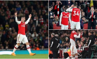 Granit Xhaka hapet dhe flet pas largimit nga Arsenali: Ai ndalet te momenti me tifozët dhe heqja e shiritit të kapitenit