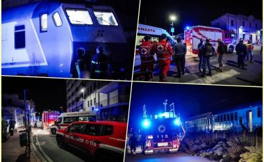 Treni i shkeli derisa po rregullonin binarët – lëvizte me shpejtësi prej 160 km/h – pesë punonjës në Itali nuk kishin gjasa të shpëtojnë