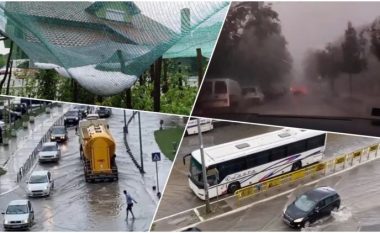 Stuhi të fuqishme goditën Serbinë – pamje dramatike shfaqen në rrjetet sociale