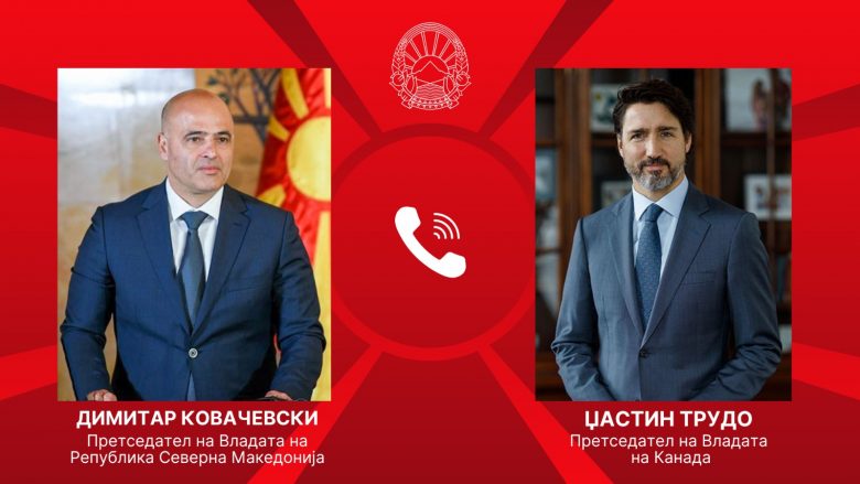Kovaçevski – Trudeau: Maqedonia e Veriut gjithmonë mund të llogarisë te shteti kanadez