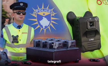 Pamje të kamerave trupore që iu dhuruan policëve të Kosovës