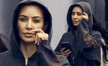Kim Kardashian fotografohet pa makijazh në Los Angeles, mundohet të mos bie në sy teksa shkon te kirurgu plastik