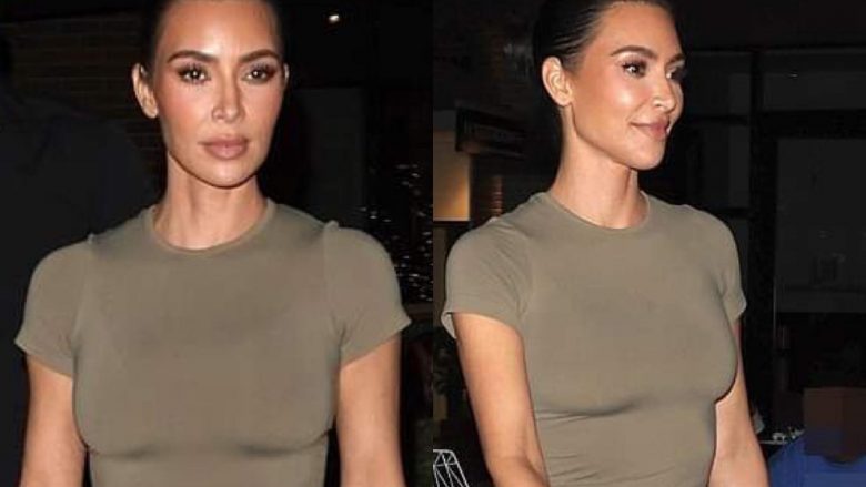 Kim Kardashian vë në pah linjat në veshje sportive gjatë një dalje në Los Angeles