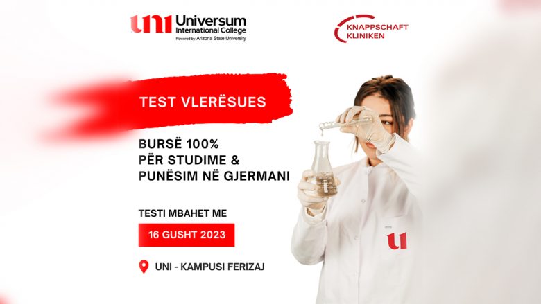 Nesër në Universum Ferizaj mbahet testi per BURSA të plota në Infermieri dhe PUNËSIM në Gjermani