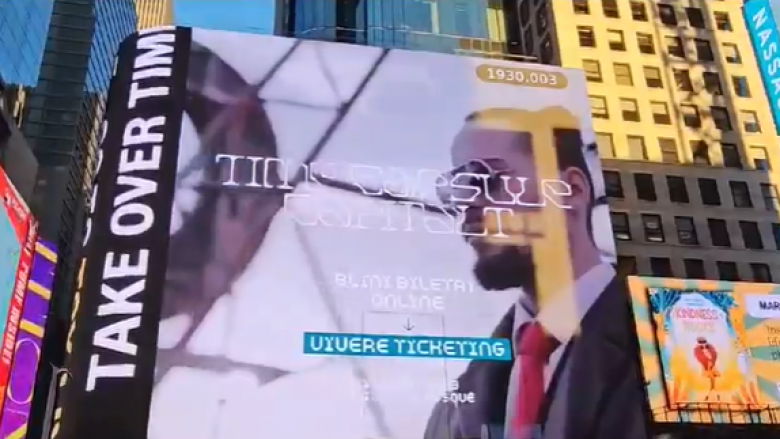 “Time Capsule” bën një ndalesë në Times Square, New York